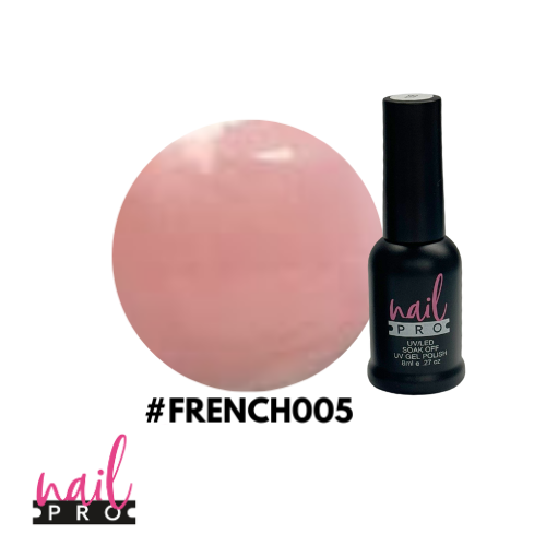 NAIL PRO Esmalte Permanente 8 ml FRENCH005 Pink Lechoso