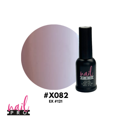 NAIL PRO Esmalte Permanente 8 ml X082 (ex121) Rosa Lila Claro