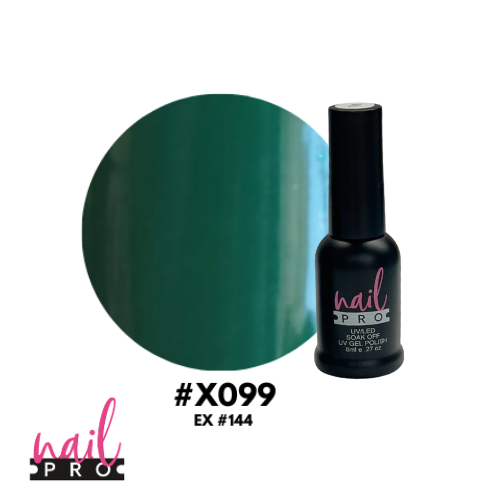 NAIL PRO Esmalte Permanente 8 ml X099 (ex144) Verde