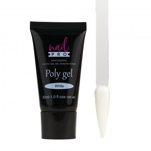 Nail Pro Polygel - White 30ml