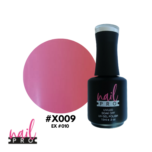 NAIL PRO Esmalte Permanente X009 (ex010) Rosado Chicle