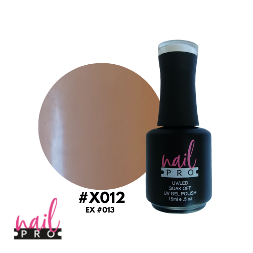 NAIL PRO Esmalte Permanente X012 (ex013) Café con leche