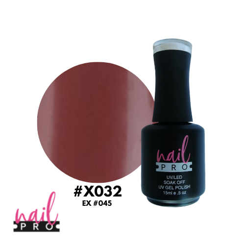 NAIL PRO Esmalte Permanente X032 (ex045) Café Tronco