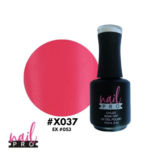 NAIL PRO Esmalte Permanente X037 (ex053) Rosa Barbie