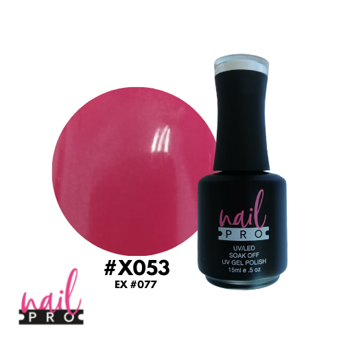 NAIL PRO Esmalte Permanente X053 (ex077) Fucsia