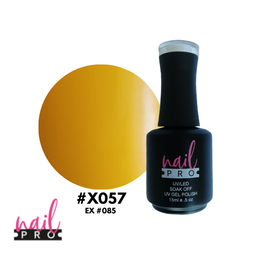 NAIL PRO Esmalte Permanente X057 (ex085) Amarillo Pato