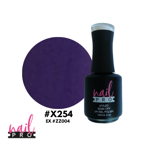 NAIL PRO Esmalte Permanente X254 (exZZ004) Morado