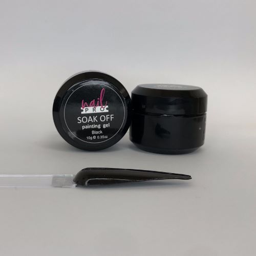 Nail Pro Gel Paint - Negro 10gr